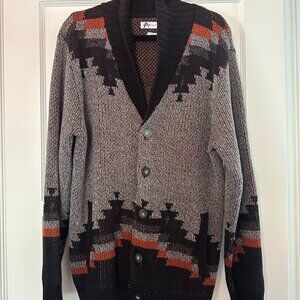 COZY SOUTHWESTERN FOX CARDIGAN - U.O. Men's Size M